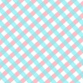 blue pink tartan plaid pattern, sweet, background Royalty Free Stock Photo