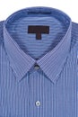 Blue Pinstriped Dress Shirt