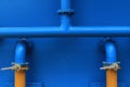 Blue pipes