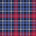 Blue pixel texture plaid seamless pattern Royalty Free Stock Photo