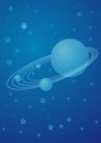 Blue planetarium Royalty Free Stock Photo