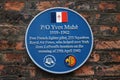 Blue plaque in York for P/O Yves Mahe