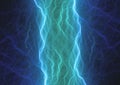 Blue plasma, abstract electrical background Royalty Free Stock Photo