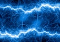 Blue plasma, abstract Royalty Free Stock Photo