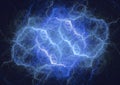Blue plasma cloud Royalty Free Stock Photo