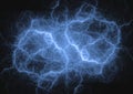 Blue plasma cloud, storm Royalty Free Stock Photo