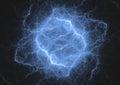 Blue plasma cloud, storm Royalty Free Stock Photo