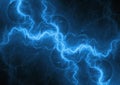Blue plasma lightning, Royalty Free Stock Photo