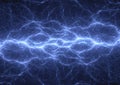 Blue plasma lightning Royalty Free Stock Photo
