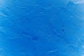 Blue plastered wall background Royalty Free Stock Photo