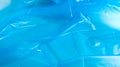 Blue plastic bag texture and background. A bag that is designed to accommodate garbage in it and is used at home and placed in Royalty Free Stock Photo