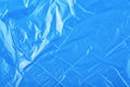 Blue plastic bag texture and background. Plastic bag for background Royalty Free Stock Photo