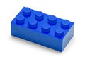 Blue Plastic Block Royalty Free Stock Photo