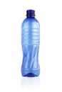 Blue plastic bottle Royalty Free Stock Photo