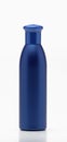 Blue plastic bottle Royalty Free Stock Photo