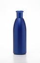 Blue plastic bottle Royalty Free Stock Photo