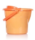 Blue plastic bucket Royalty Free Stock Photo