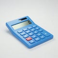 Calculator on a white background. 3d render illustration. Royalty Free Stock Photo