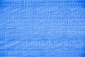 Blue plastic canvas background texture Royalty Free Stock Photo
