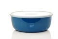 Blue plastic container for food storage Royalty Free Stock Photo