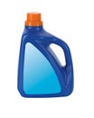 Blue Plastic detergent bottle