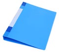 Blue plastic folder Royalty Free Stock Photo