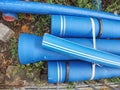 Blue Plastic Pipes For New Water System ready in stock