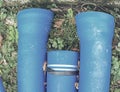 Blue Plastic Pipes For New Water System ready in stock