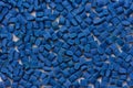 Blue plastic polymer compound with glass-fibre