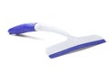 Blue Plastic and rubber Window cleaner Royalty Free Stock Photo