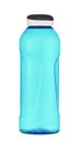 Blue plastic sport water bottle Royalty Free Stock Photo