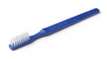 Blue plastic toothbrush Royalty Free Stock Photo