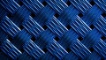 Blue Plastic Woven Pattern Close-Up Royalty Free Stock Photo