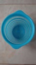 Blue plastick basket