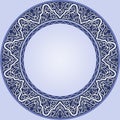 Blue plate