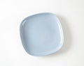 Blue plate Royalty Free Stock Photo