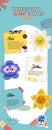 Blue Playful Watercolor Element Color Physiology Infographic