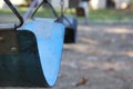 Blue Playground Swing