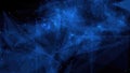 Blue plexus digital and futuristic background Royalty Free Stock Photo
