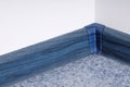 Blue plinth Royalty Free Stock Photo