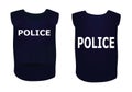 Blue police vest