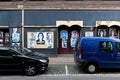 Blue political posters, Charleroi, Belgium