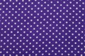 Blue polka dot fabric