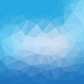 Blue poly abstract background