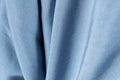 Blue Polyester Elastane Fabric Close-up Royalty Free Stock Photo