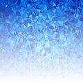 Blue Polygonal Background. Triangular Pattern. Low Poly Texture. Abstract Mosaic Modern Design. Origami Style Royalty Free Stock Photo