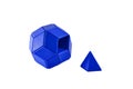 Blue polyhedron