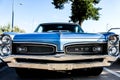 Blue 1970 Pontiac GTO