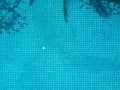 Blue pool background. Swimming pool bottom background with clear water Royalty Free Stock Photo