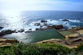 The Blue Pool, Bermagui Royalty Free Stock Photo